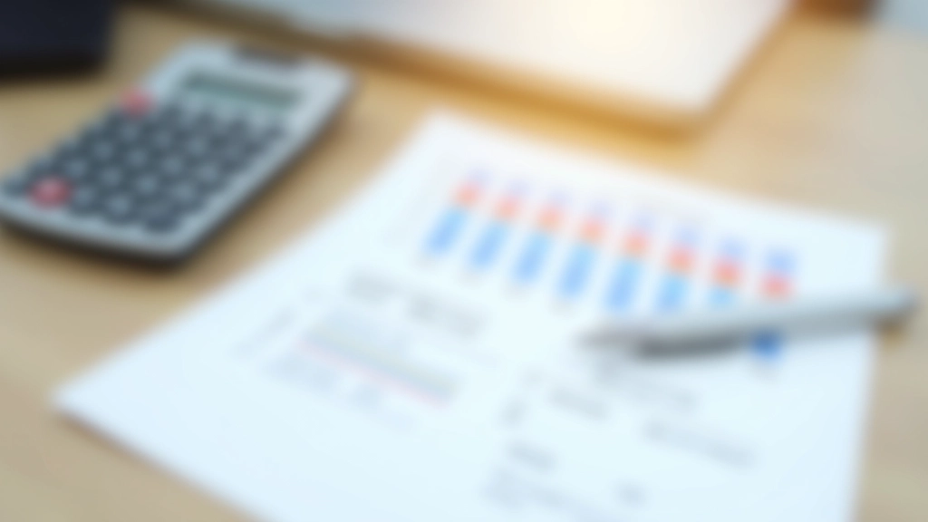 Calculatrice et graphique de projection de pension retraite sur un bureau professionnel