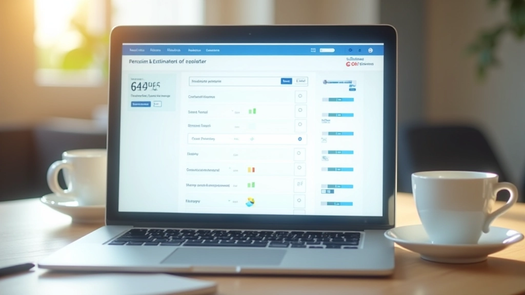 Écran du simulateur Info Retraite affichant une estimation personnalisée de pension de retraite